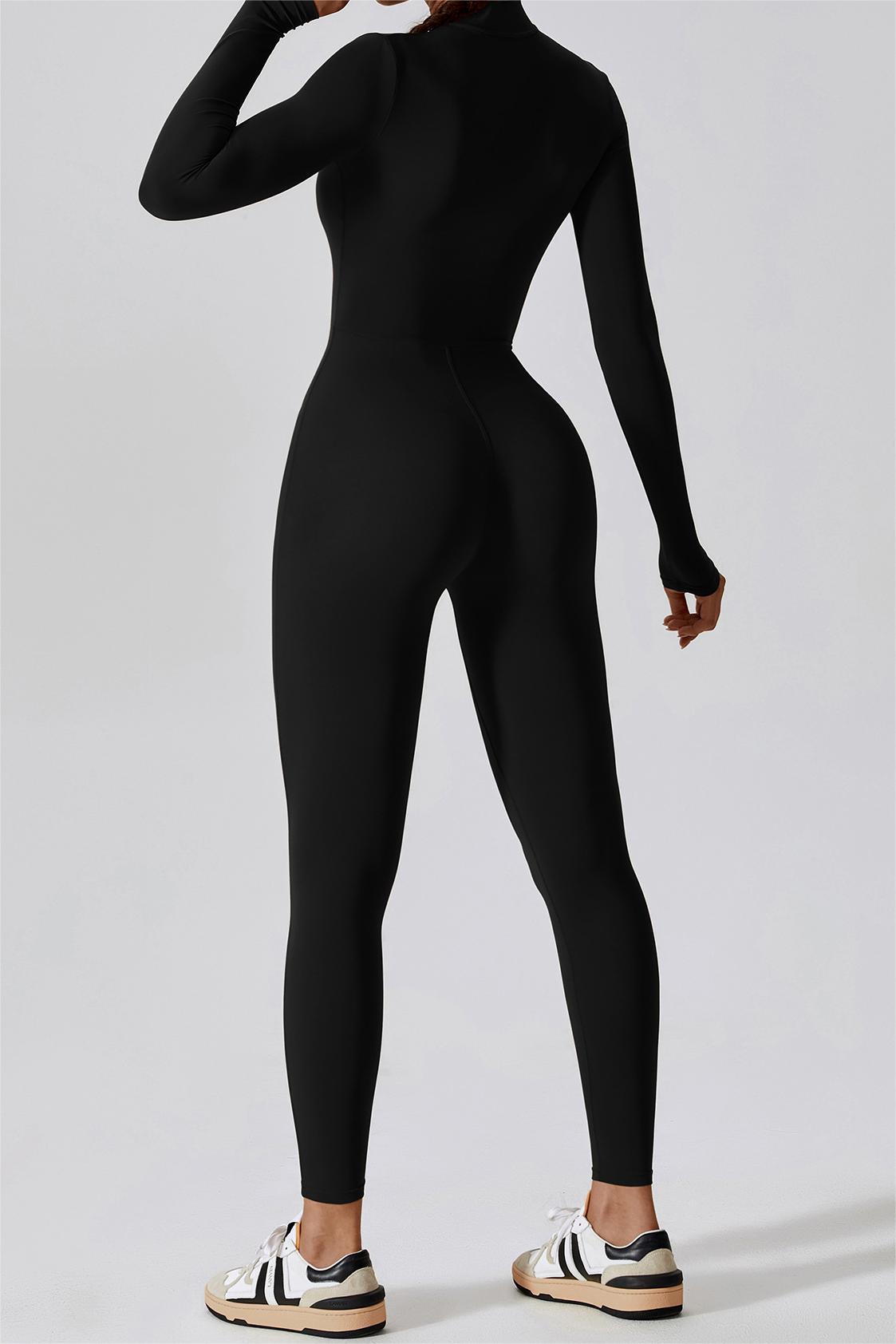 ZipFlex Long Sleeve Athleisure Jumpsuits by bornfocus