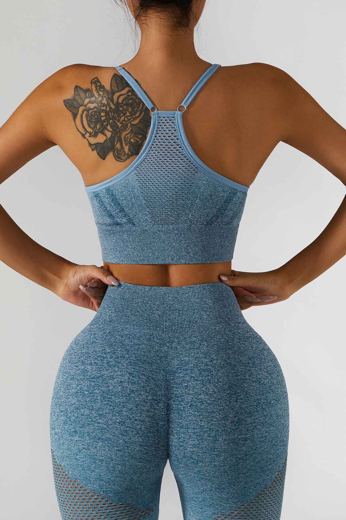 Spaghetti Straps Racerback Cami Sports Bra by bornfocus