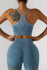 Spaghetti Straps Racerback Cami Sports Bra by bornfocus