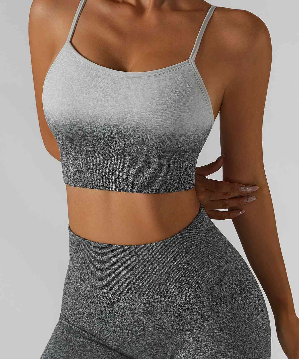 Spaghetti Straps Racerback Cami Sports Bra by bornfocus