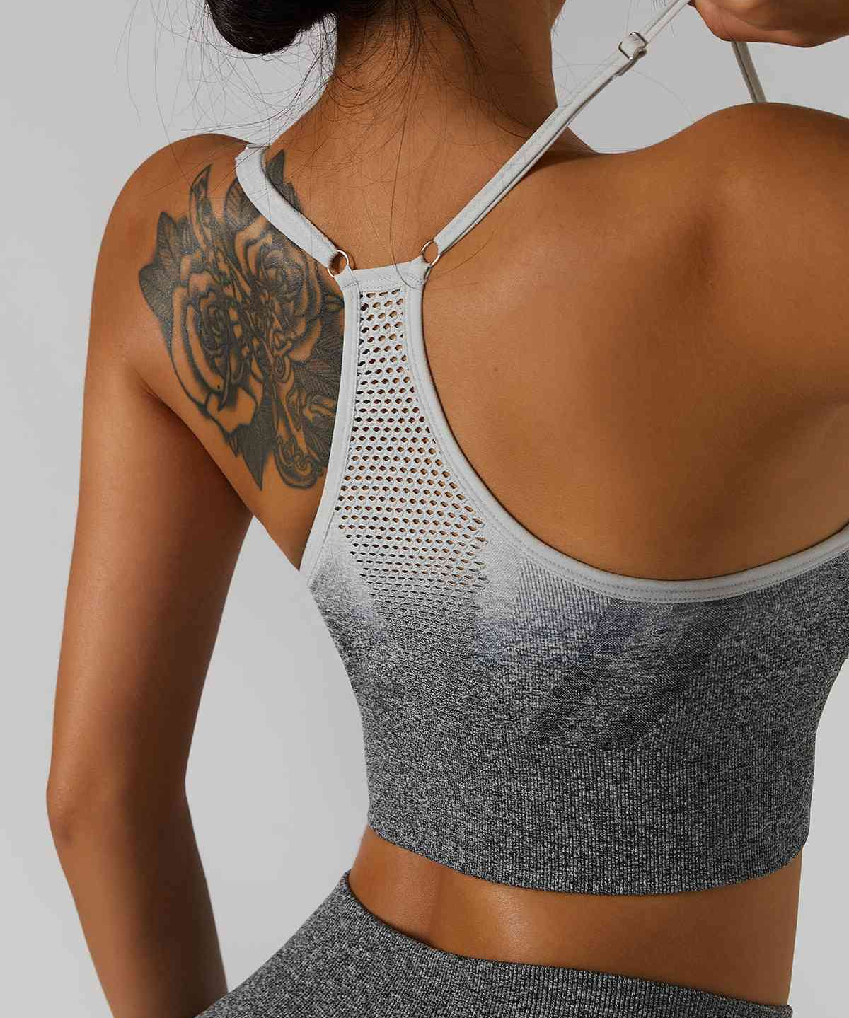 Spaghetti Straps Racerback Cami Sports Bra by bornfocus