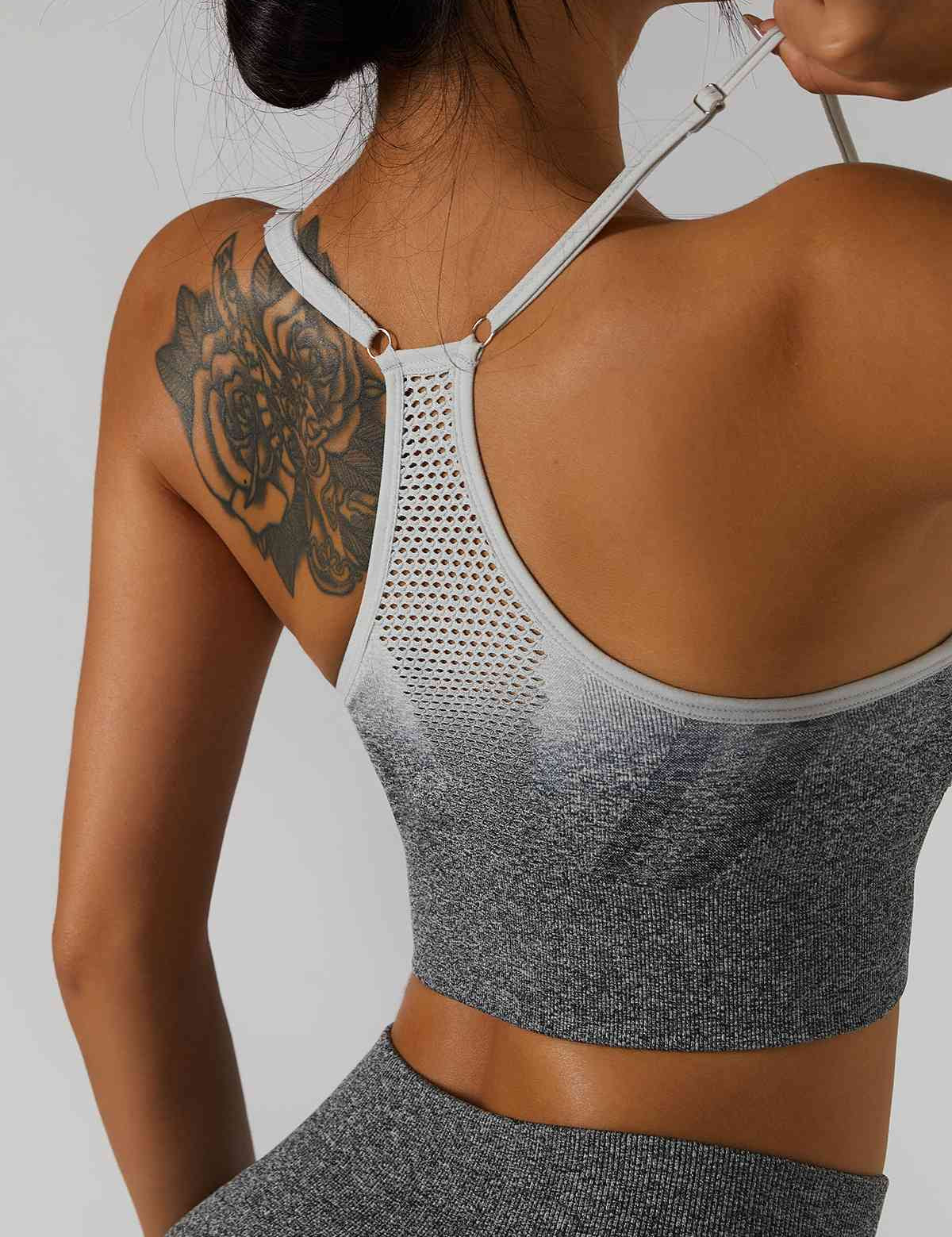 Spaghetti Straps Racerback Cami Sports Bra by bornfocus