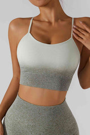 Spaghetti Straps Racerback Cami Sports Bra by bornfocus
