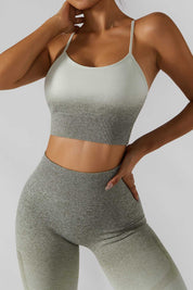 Spaghetti Straps Racerback Cami Sports Bra by bornfocus