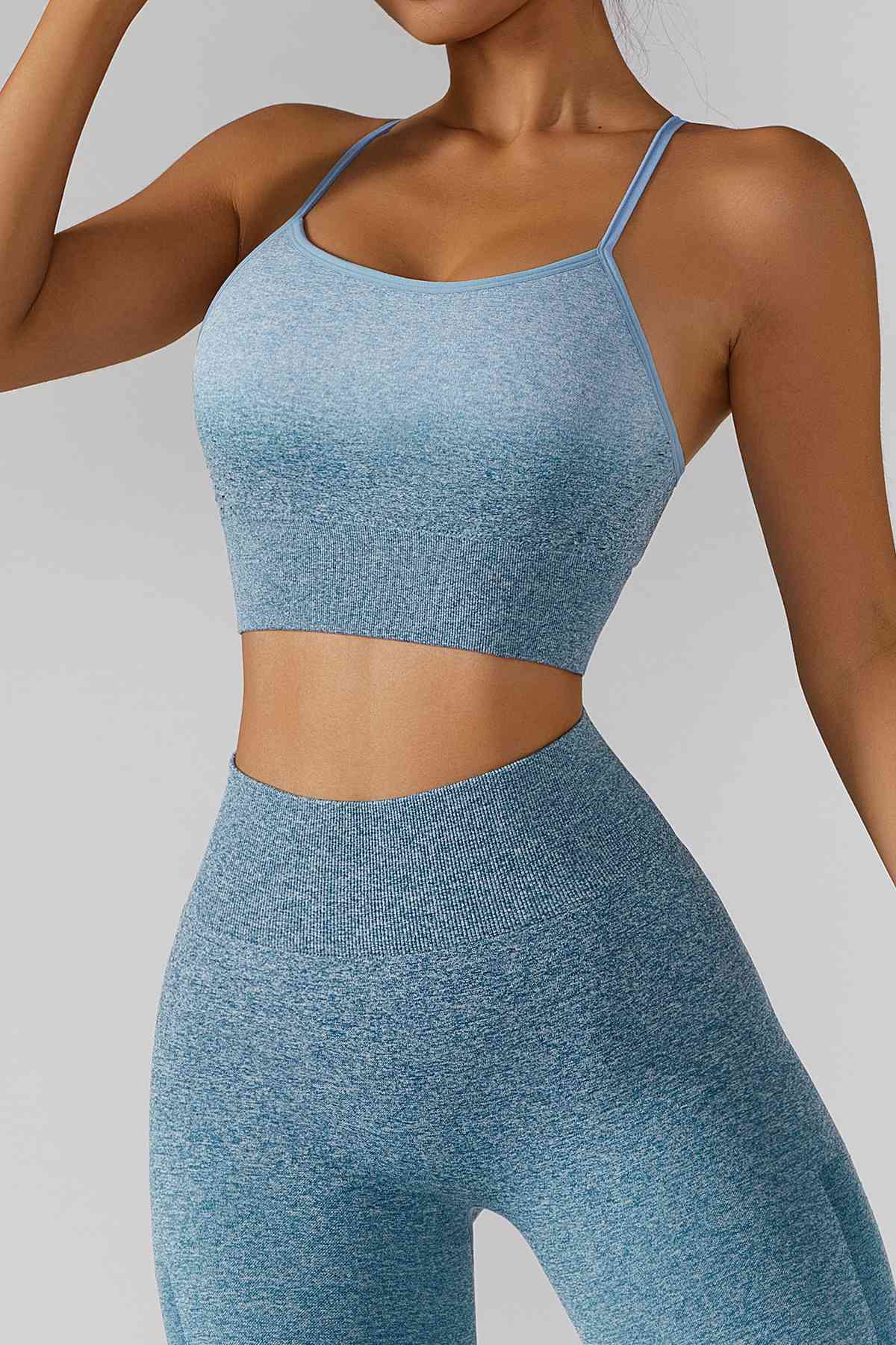 Spaghetti Straps Racerback Cami Sports Bra by bornfocus