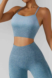 Spaghetti Straps Racerback Cami Sports Bra by bornfocus