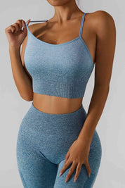 Spaghetti Straps Racerback Cami Sports Bra by bornfocus