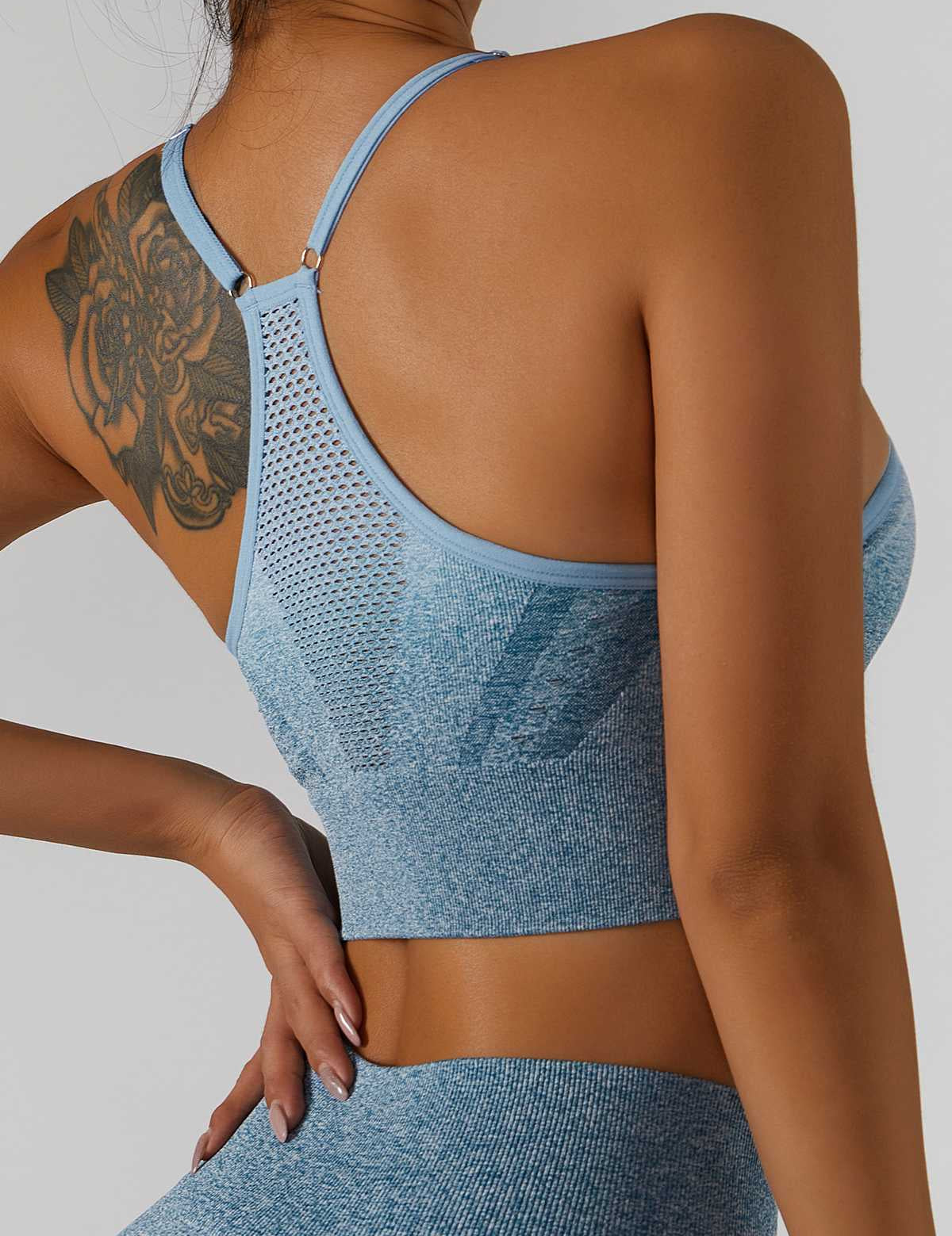 Spaghetti Straps Racerback Cami Sports Bra by bornfocus