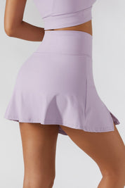 Pleated Side Split Tennis Skirt by bornfocus