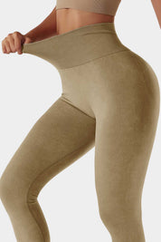 High-Rise Scrunch Butt Leggings by bornfocus