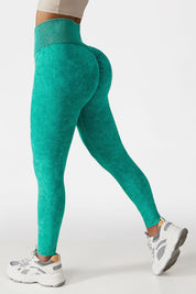 High-Rise Scrunch Butt Leggings by bornfocus