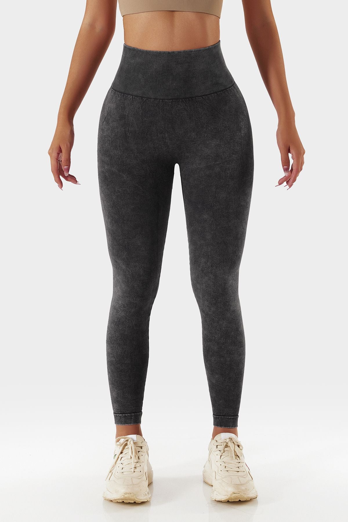 High-Rise Scrunch Butt Leggings by bornfocus