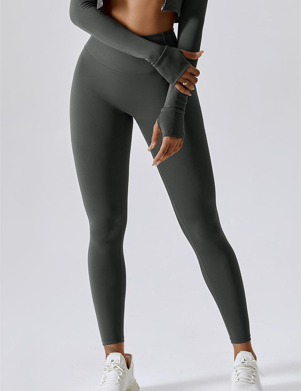 High-Waist Seam Free Leggings by bornfocus