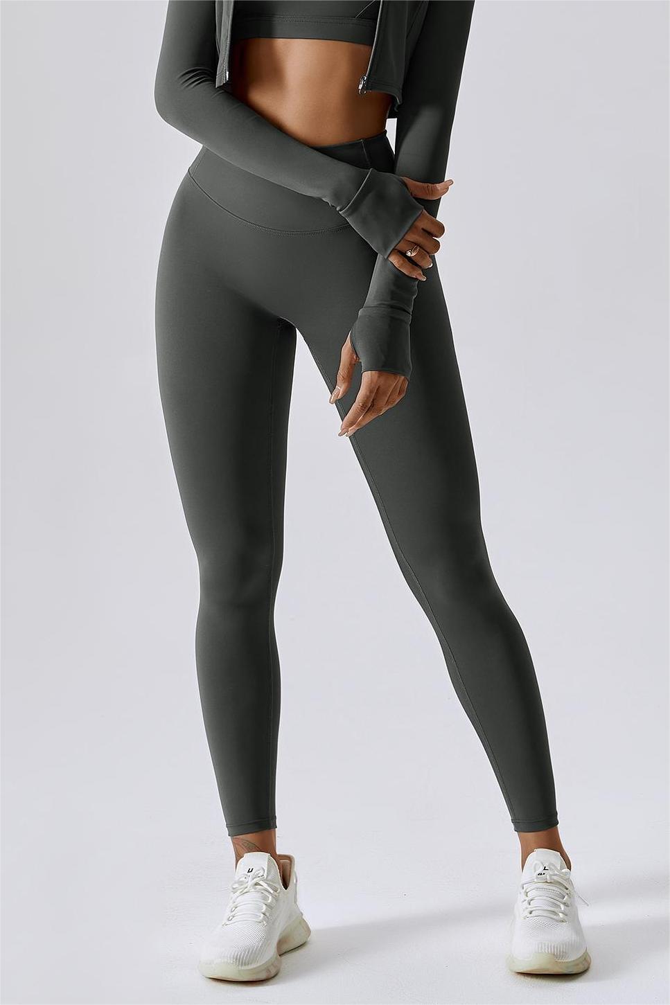 High-Waist Seam Free Leggings by bornfocus