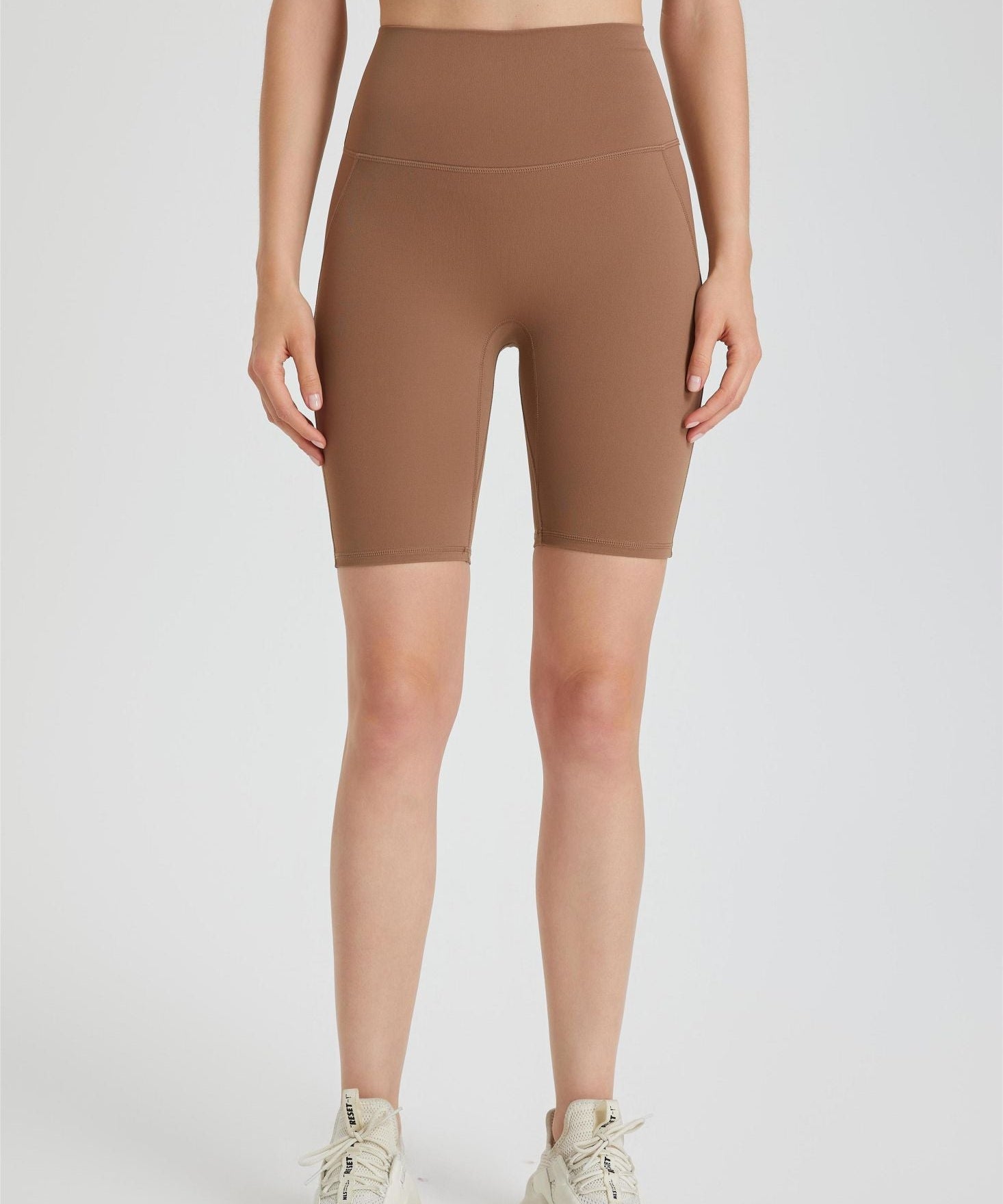 No Front Seam Biker Shorts by bornfocus