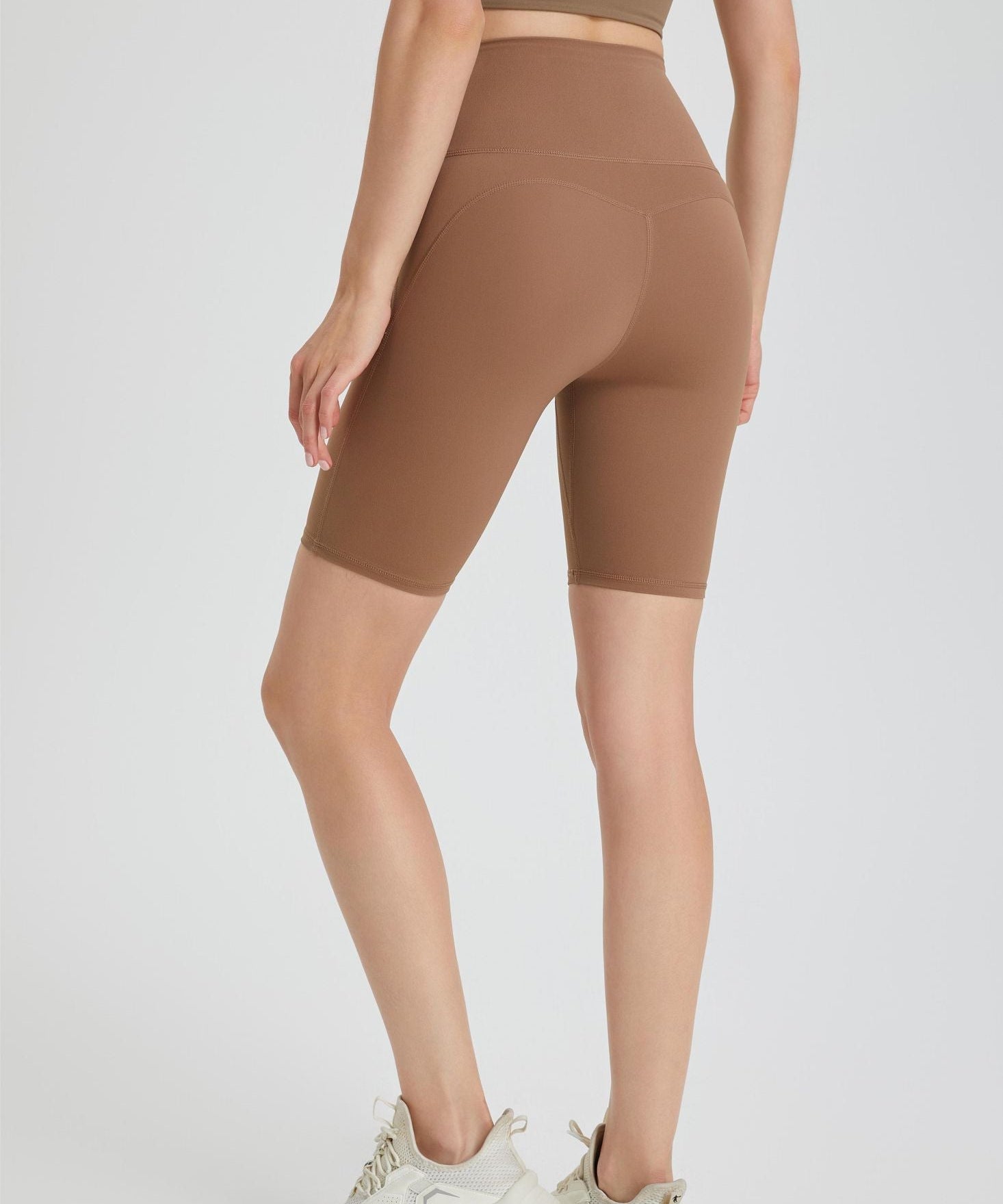 No Front Seam Biker Shorts by bornfocus