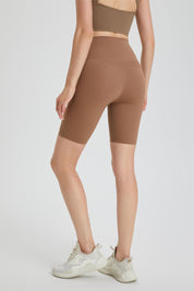 No Front Seam Biker Shorts by bornfocus