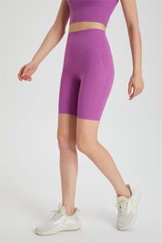 No Front Seam Biker Shorts by bornfocus