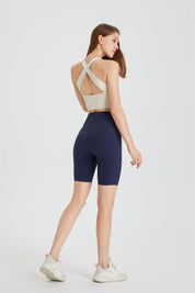 No Front Seam Biker Shorts by bornfocus