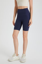No Front Seam Biker Shorts by bornfocus