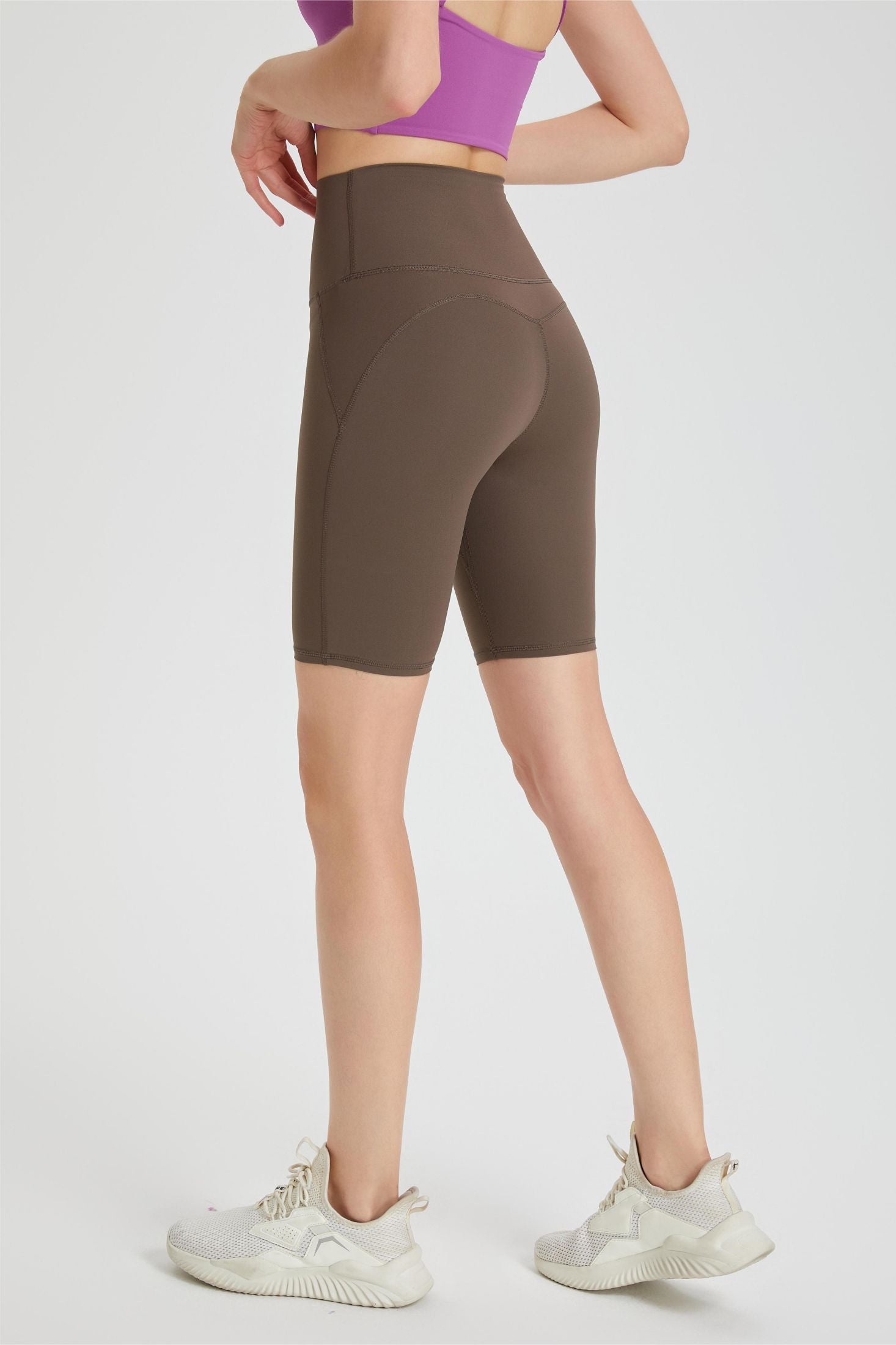 No Front Seam Biker Shorts by bornfocus