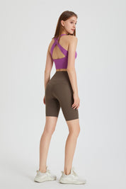 No Front Seam Biker Shorts by bornfocus