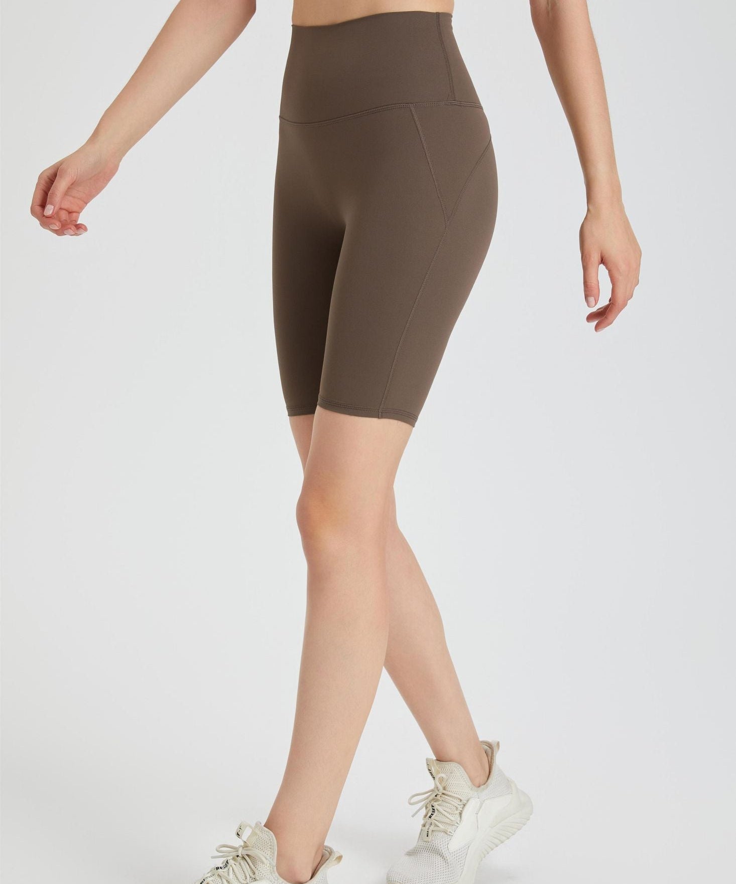 No Front Seam Biker Shorts by bornfocus