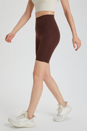 No Front Seam Biker Shorts by bornfocus