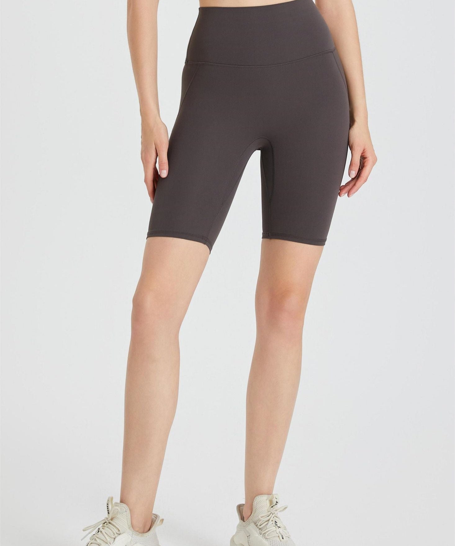 No Front Seam Biker Shorts by bornfocus