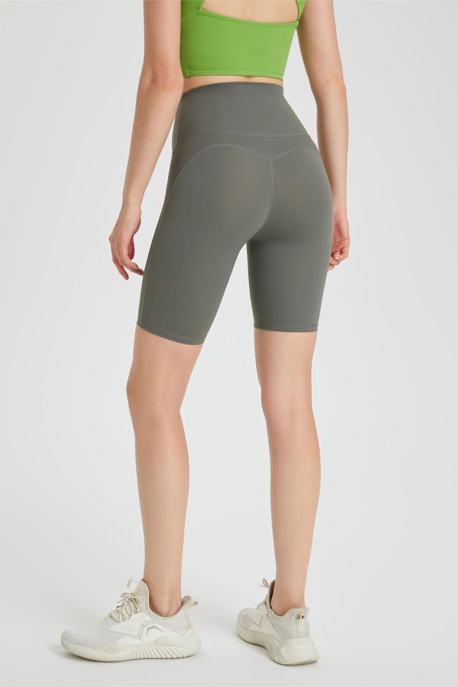 No Front Seam Biker Shorts by bornfocus