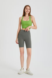 No Front Seam Biker Shorts by bornfocus