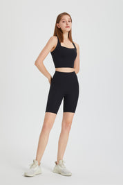 No Front Seam Biker Shorts by bornfocus