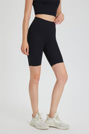 No Front Seam Biker Shorts by bornfocus