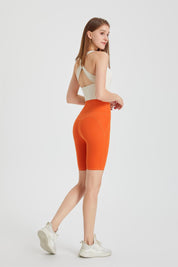 No Front Seam Biker Shorts by bornfocus