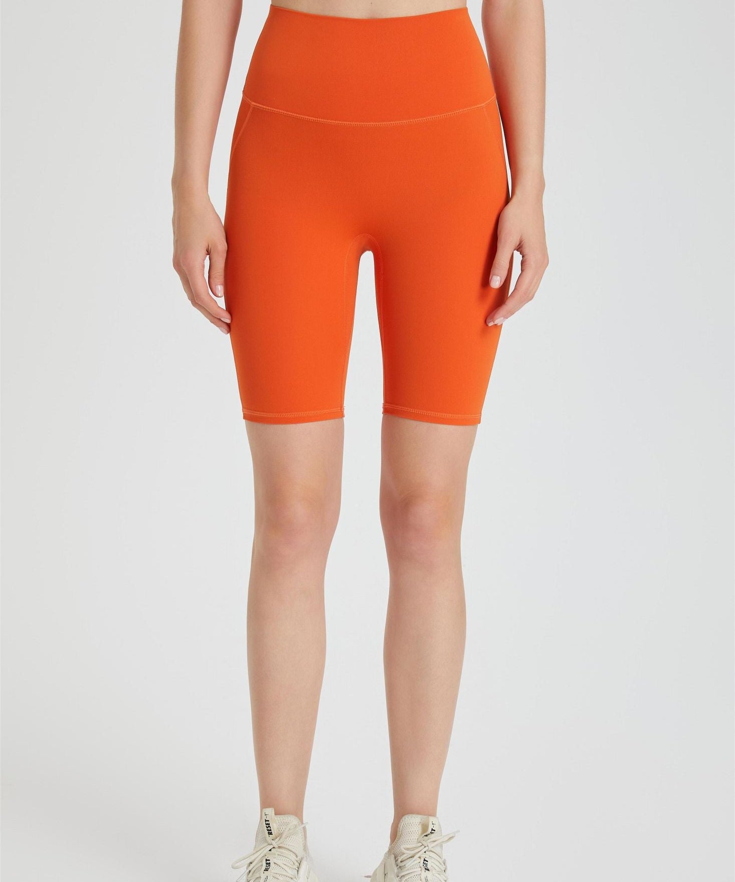 No Front Seam Biker Shorts by bornfocus