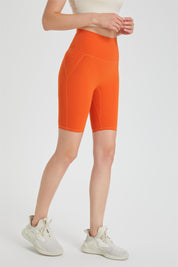 No Front Seam Biker Shorts by bornfocus