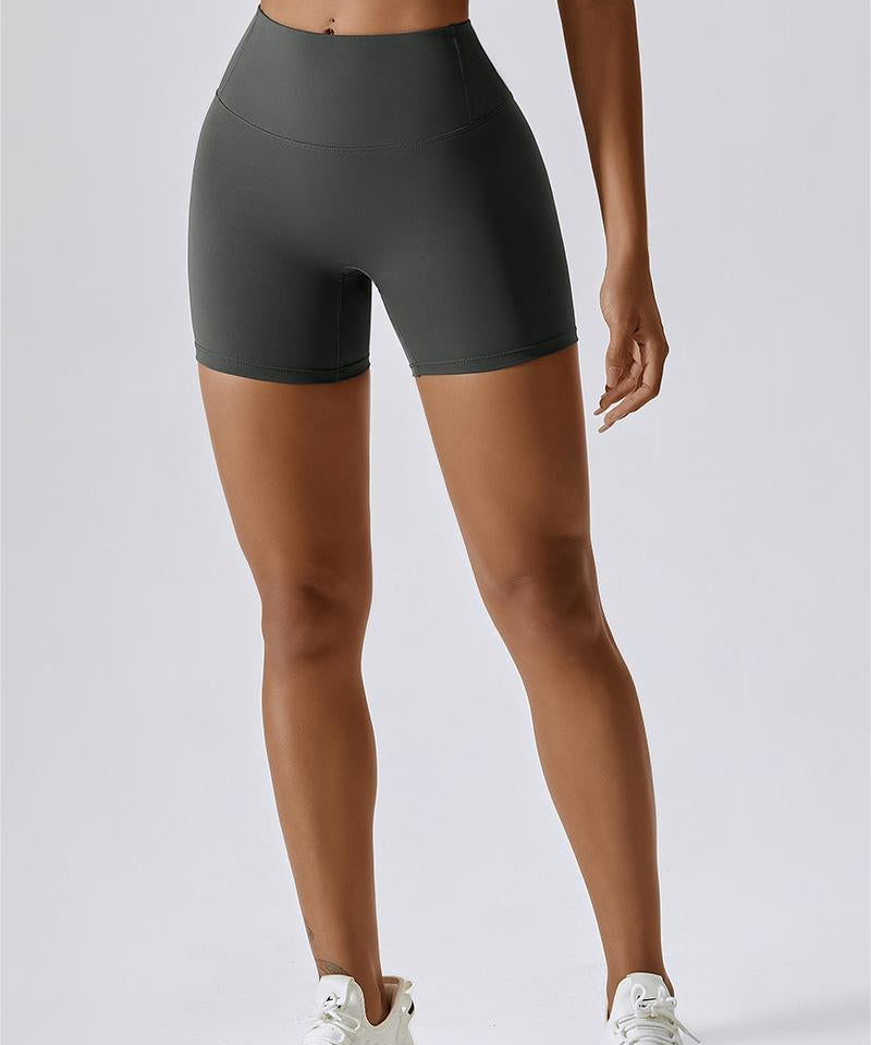 High Waist Seam Free Shorts by bornfocus