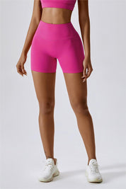 High Waist Seam Free Shorts by bornfocus