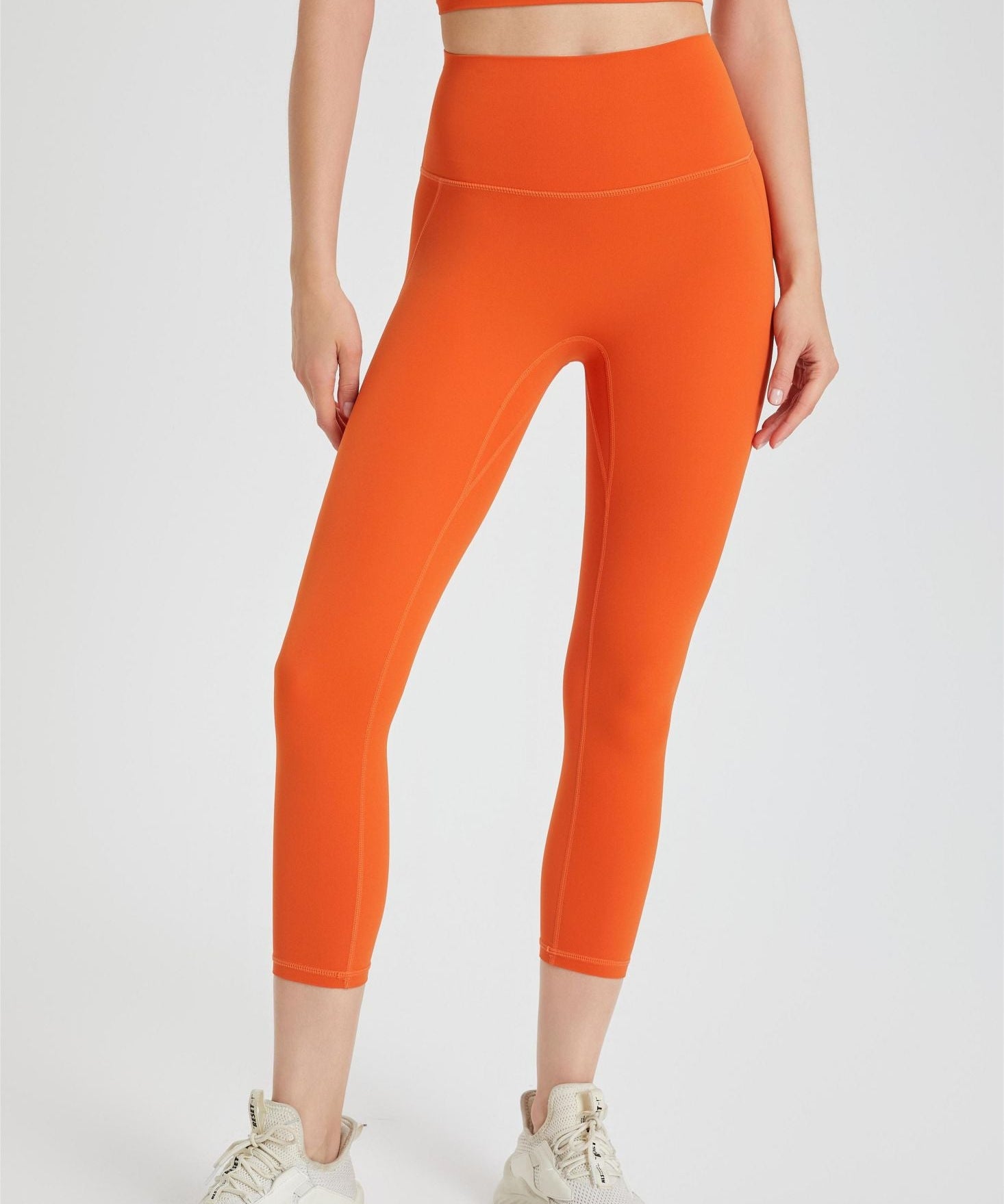 High-Rise Capri Leggings by bornfocus