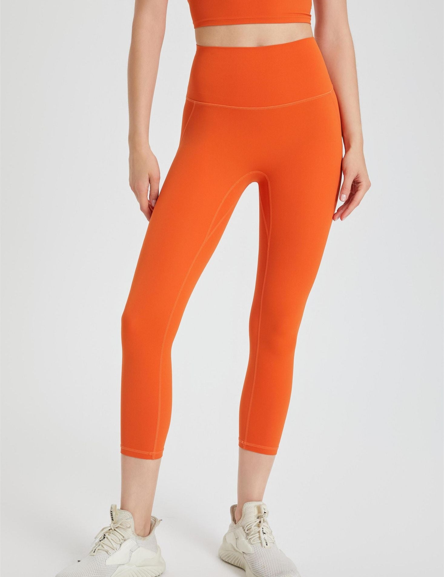 High-Rise Capri Leggings by bornfocus