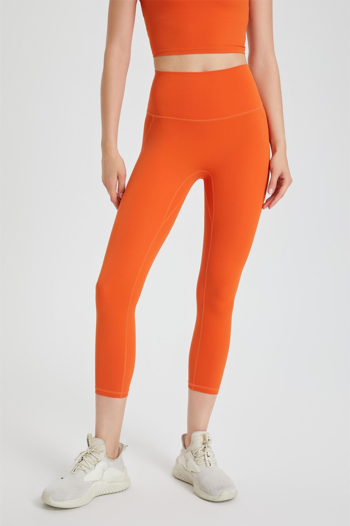 High-Rise Capri Leggings by bornfocus