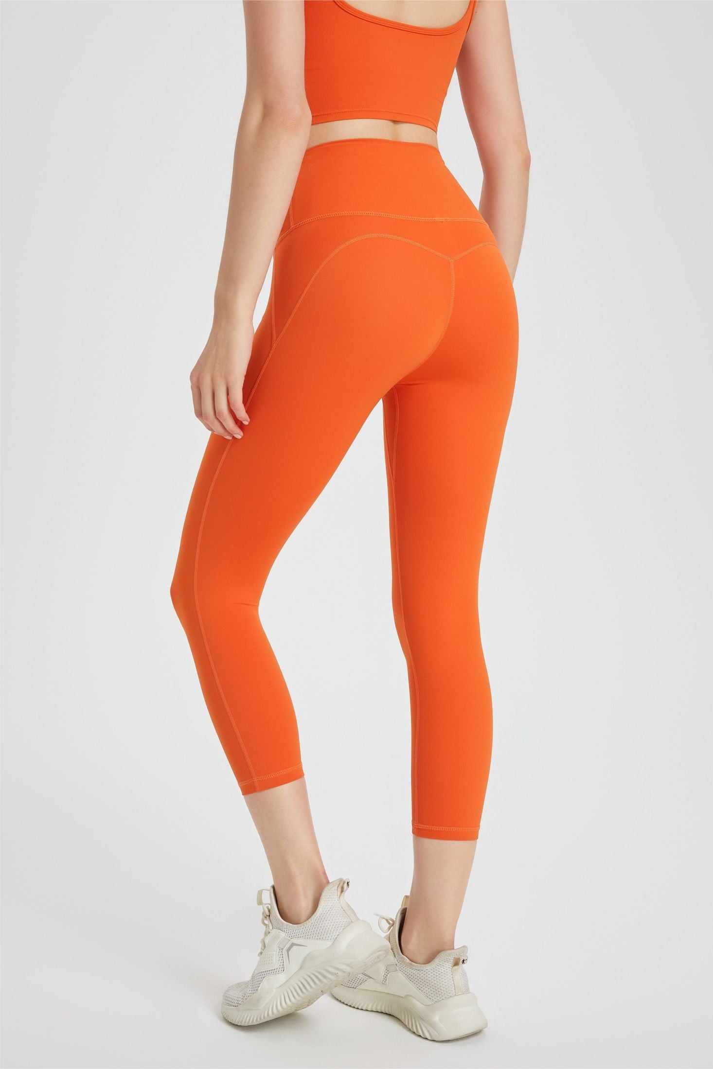 High-Rise Capri Leggings by bornfocus