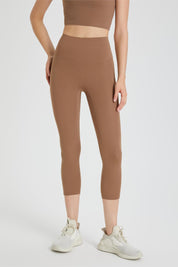 High-Rise Capri Leggings by bornfocus