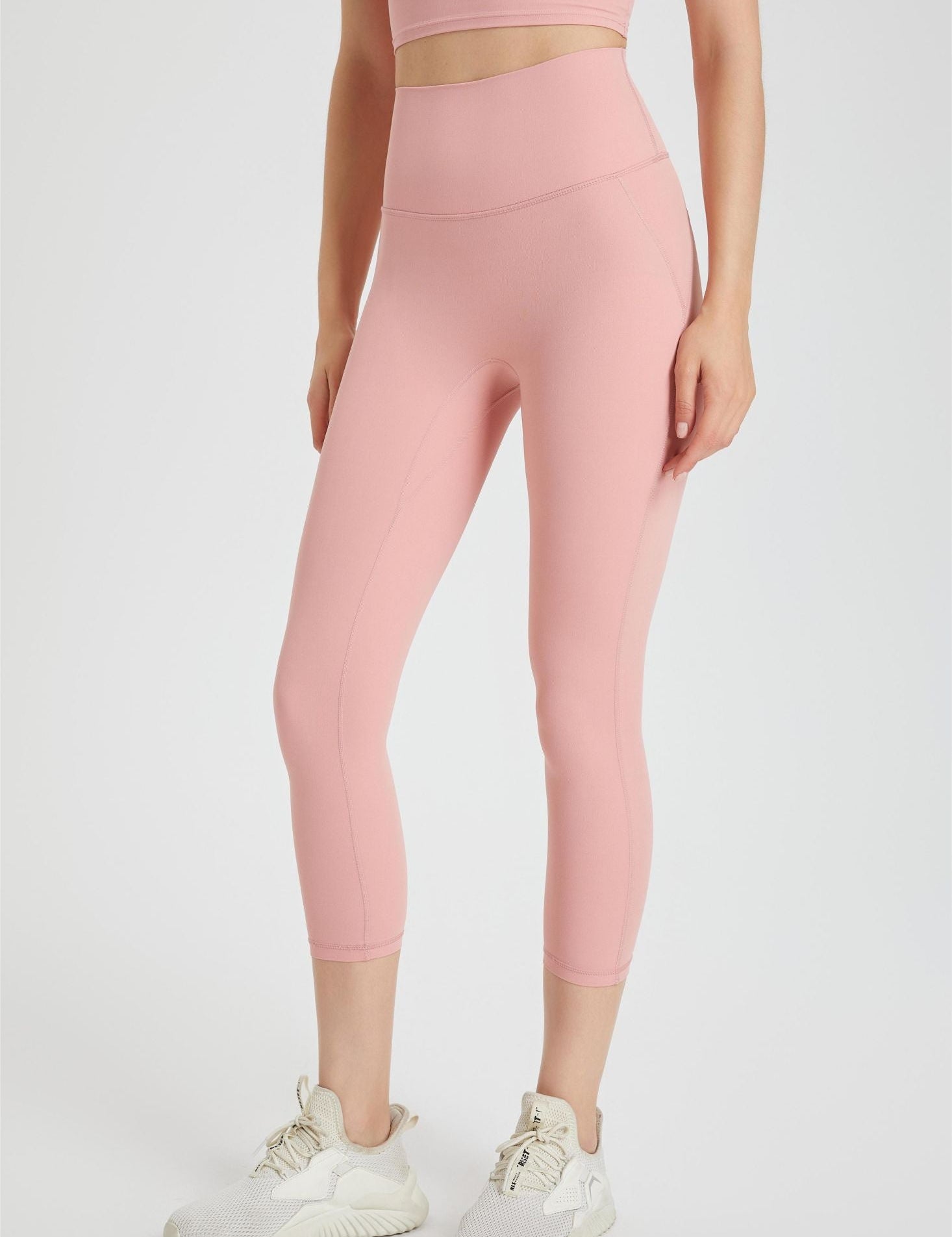 High-Rise Capri Leggings by bornfocus