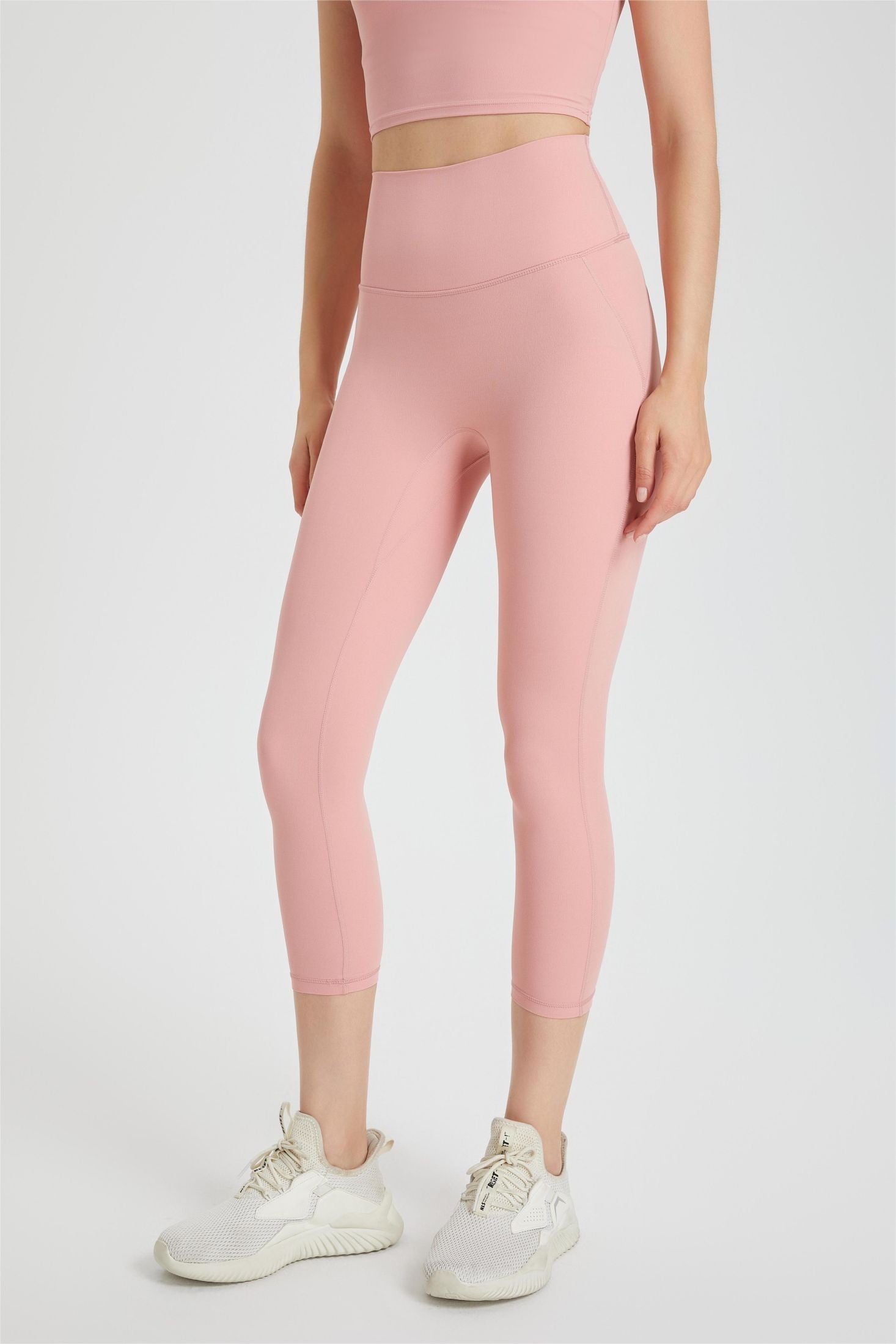 High-Rise Capri Leggings by bornfocus