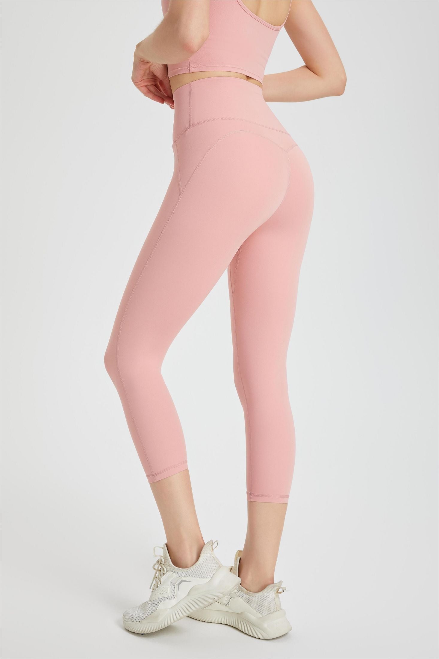 High-Rise Capri Leggings by bornfocus