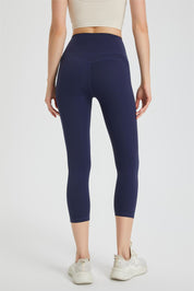 High-Rise Capri Leggings by bornfocus