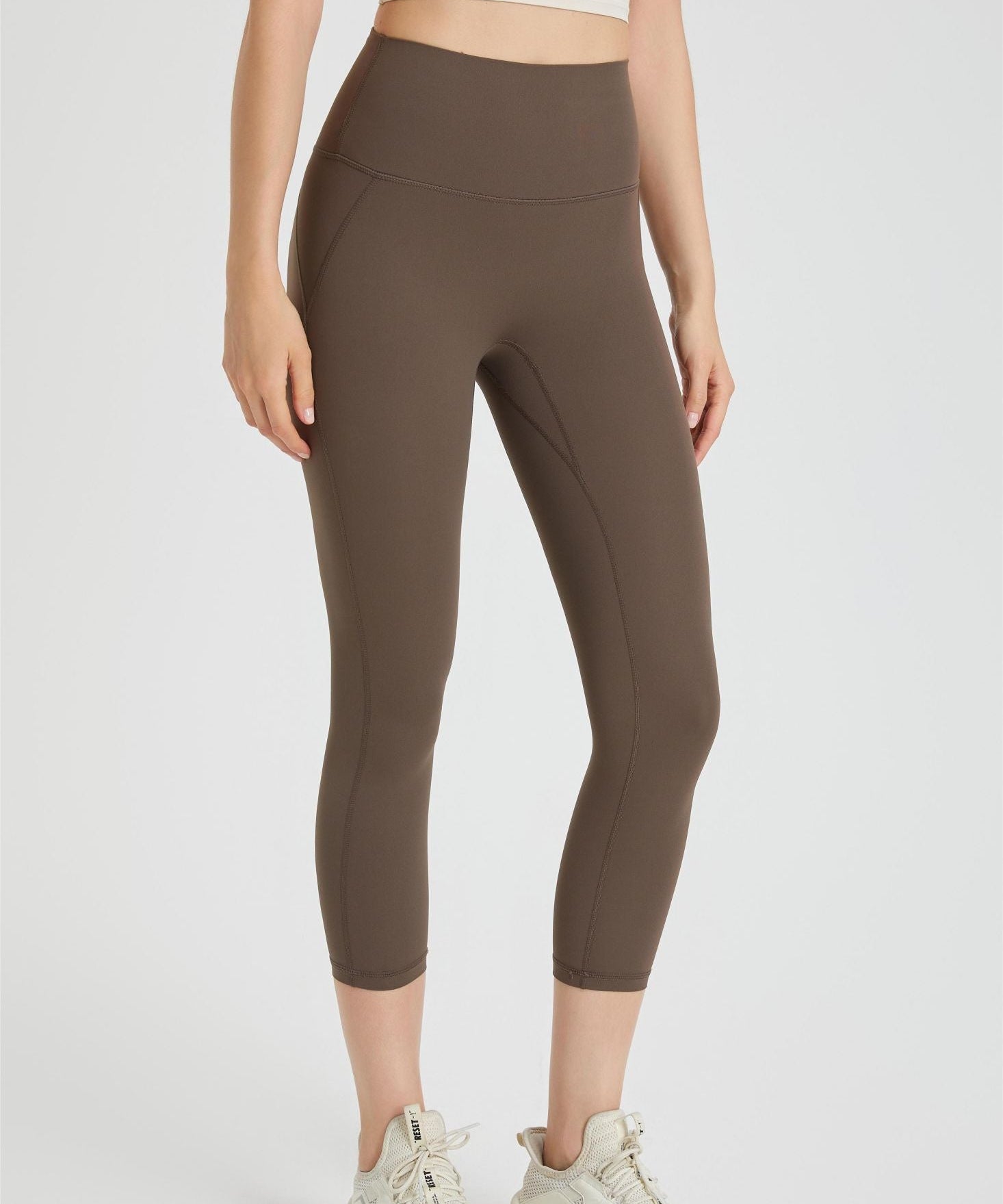 High-Rise Capri Leggings by bornfocus