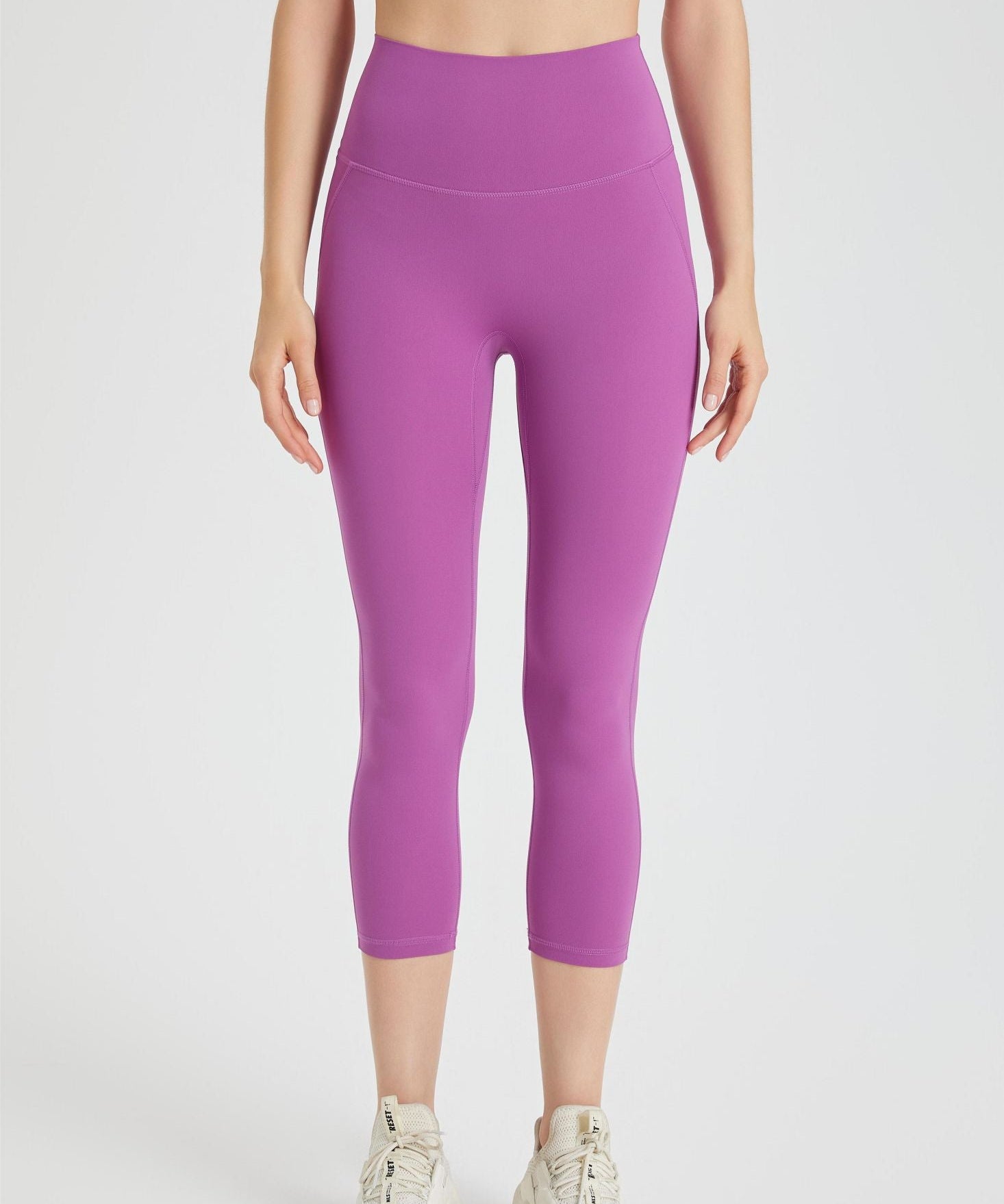 High-Rise Capri Leggings by bornfocus