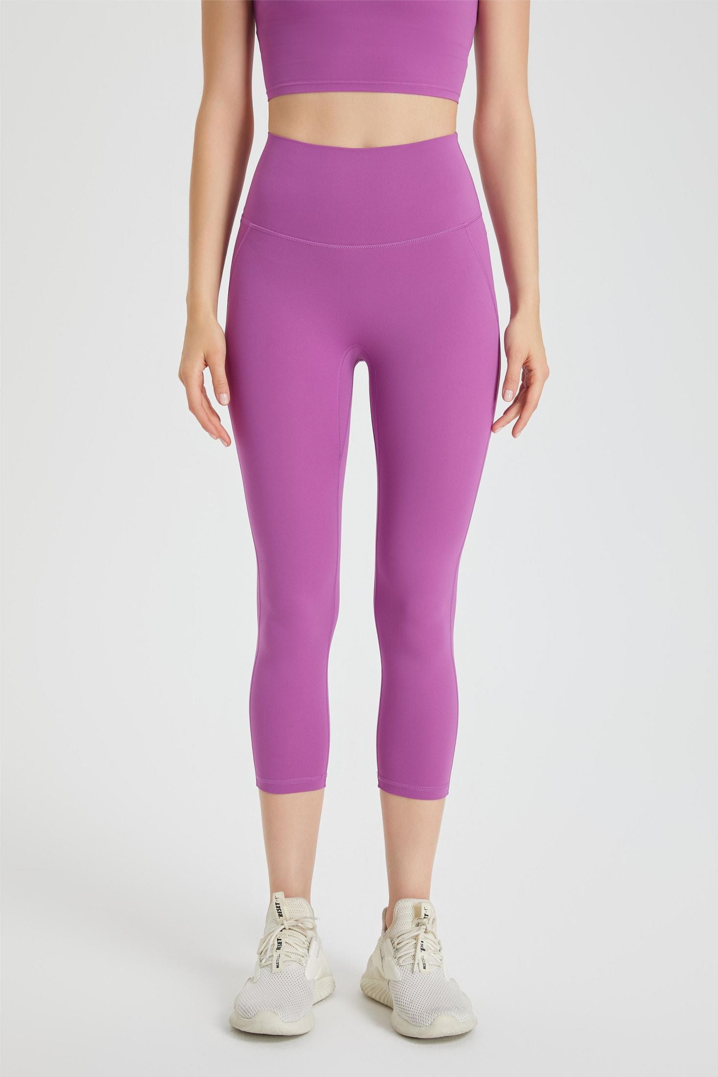 High-Rise Capri Leggings by bornfocus